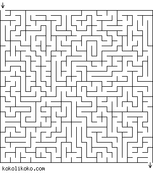 Printable Maze Game