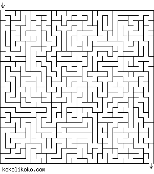 Printable Maze Game