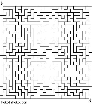 Printable Maze Game