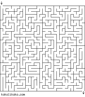 Printable Maze Game