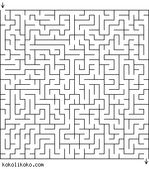 Printable Maze Game