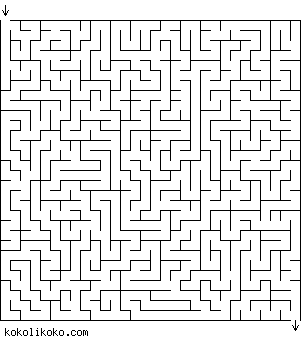 Printable Maze Game
