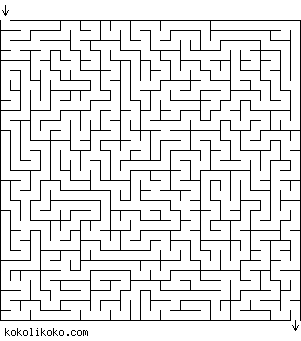 Printable Maze Game