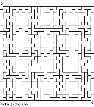 Printable Maze Game