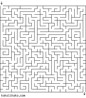 Printable Maze Game