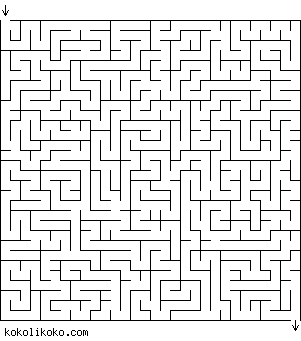 Printable Maze Game
