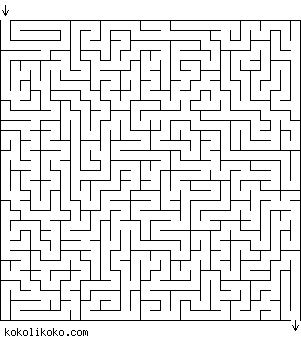 Printable Maze Game