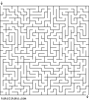Printable Maze Game