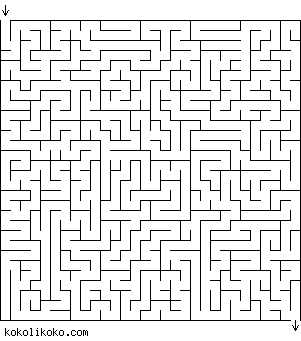 Printable Maze Game