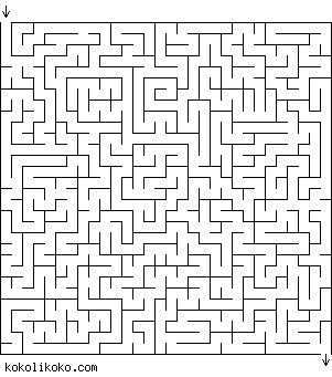 Printable Maze Game