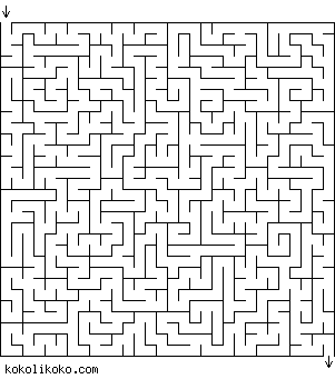 Printable Maze Game