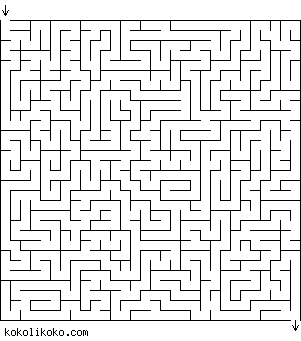Printable Maze Game