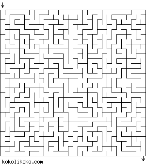 Printable Maze Game