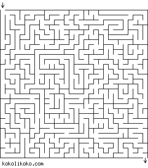 Printable Maze Game