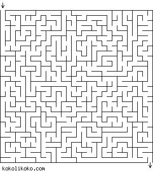Printable Maze Game