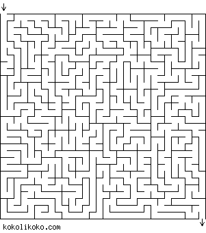 Printable Maze Game