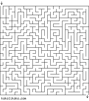 Printable Maze Game
