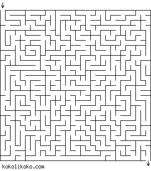 Printable Maze Game