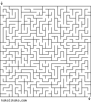 Printable Maze Game