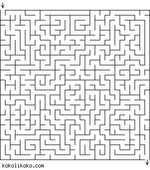 Printable Maze Game