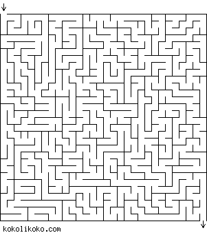 Printable Maze Game
