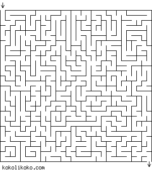 Printable Maze Game