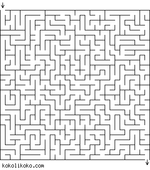 Printable Maze Game