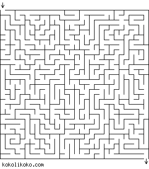 Printable Maze Game