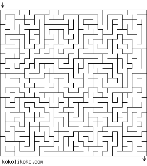 Printable Maze Game