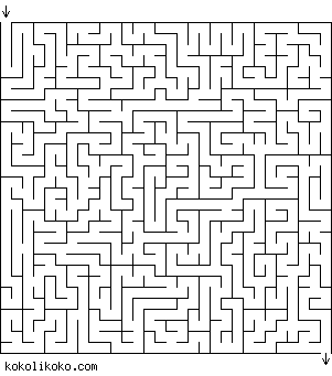 Printable Maze Game