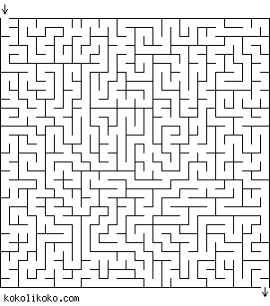Printable Maze Game