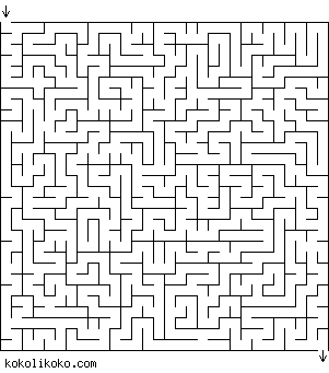 Printable Maze Game