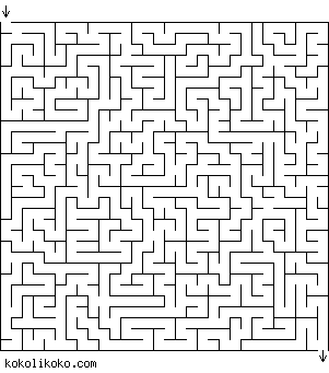 Printable Maze Game
