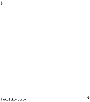 Printable Maze Game