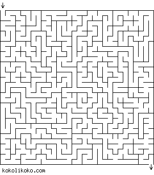 Printable Maze Game