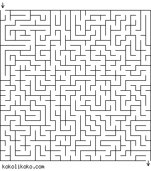 Printable Maze Game