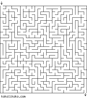 Printable Maze Game
