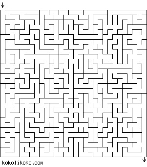 Printable Maze Game