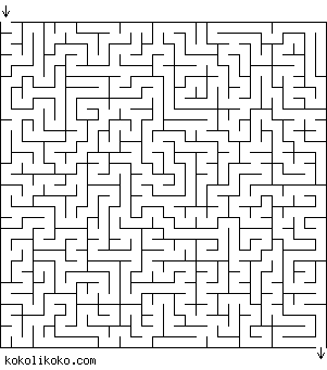 Printable Maze Game