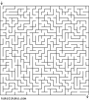 Printable Maze Game