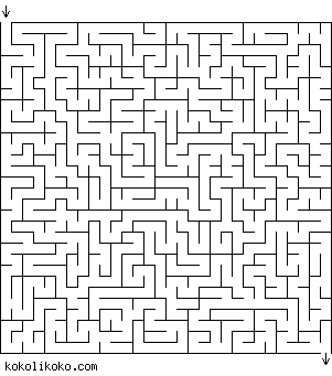 Printable Maze Game