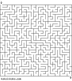 Printable Maze Game