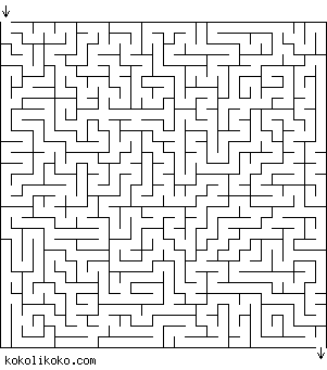 Printable Maze Game