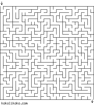 Printable Maze Game