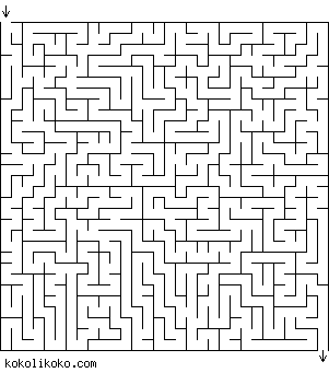 Printable Maze Game