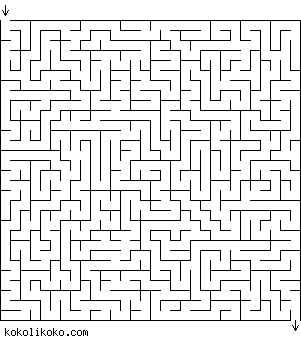 Printable Maze Game