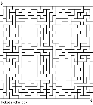 Printable Maze Game