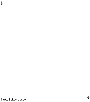Printable Maze Game