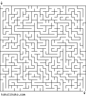 Printable Maze Game