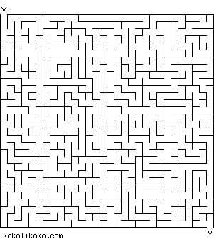 Printable Maze Game